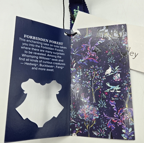 Vera Bradley Harry Potter Clamshell Cosmetic Forbidden Forest Bag Pouch - Picture 5 of 7